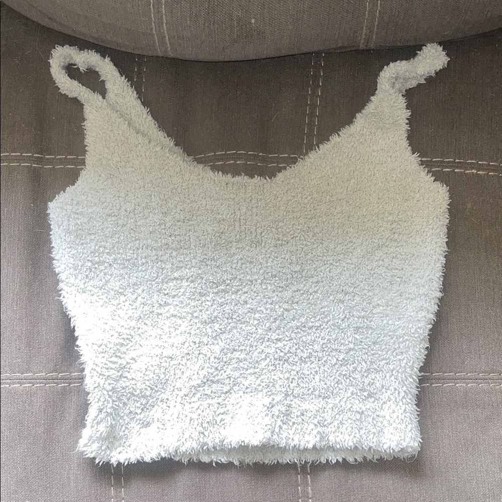 Skims aqua tank top size s/m